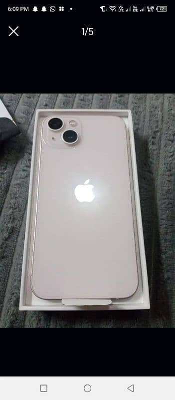 Iphone 13   pink colour  256gb PTA APPROVED 83 BH 4