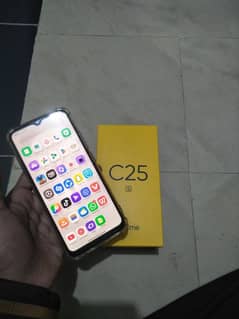 Realme c25s 4gb\128gb Full Box.