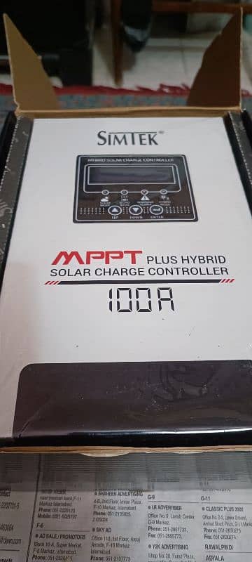 SIMTEK 100A HYBRID SOLAR MPPT CHARGE CONTROLLER 0