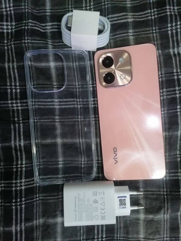 vivo y28 box open box gum gaya non active phone chrger pouch ha 0