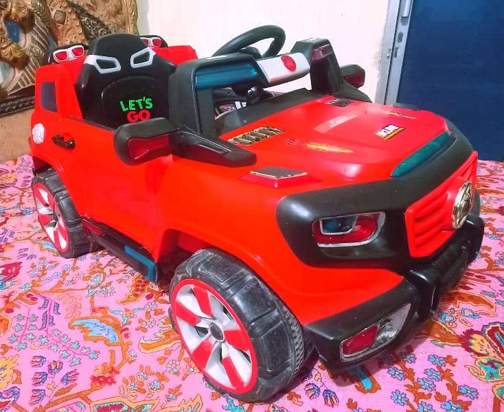 KIDS imported electric jeep car excellent condition with remotecontrol 3