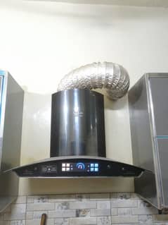 kitchen hood touch & voice control