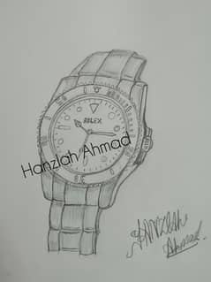 3d watch drawing