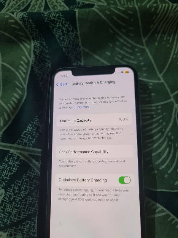 Apple Iphone X 256gb Nonpta battery change panel Change 1