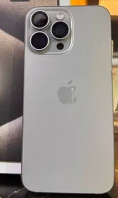 Iphone 15 pro max Natural Taitanium 256gb