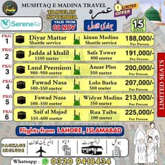 UMRAH PACKAGES available in budget prices