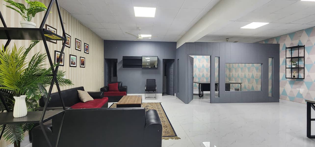 Furnished Office Available for Rent Near Thokar 6