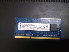 8GB Ram DDR 3 For Laptop For Sale