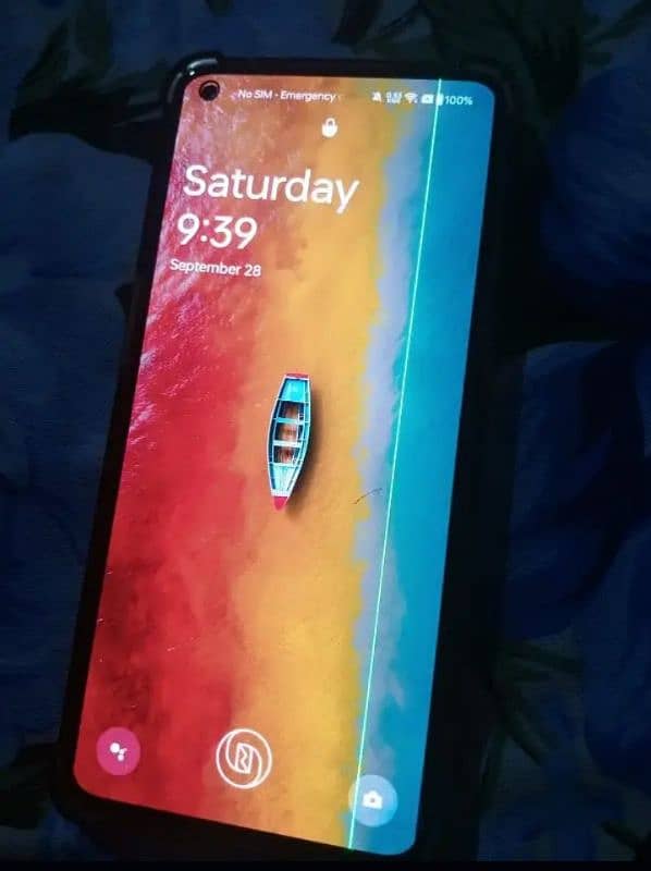 One Plus 9 Sim locked (8/128) Line in screen 2