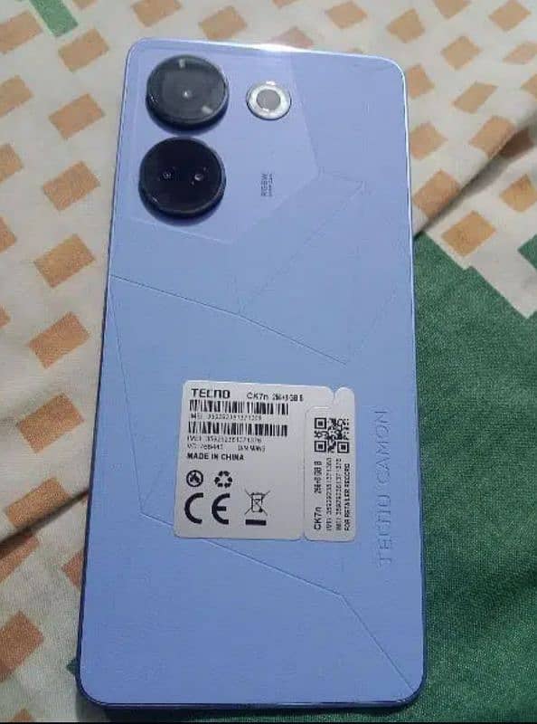 Tecno Camon 20 PTA offical 256GB 6