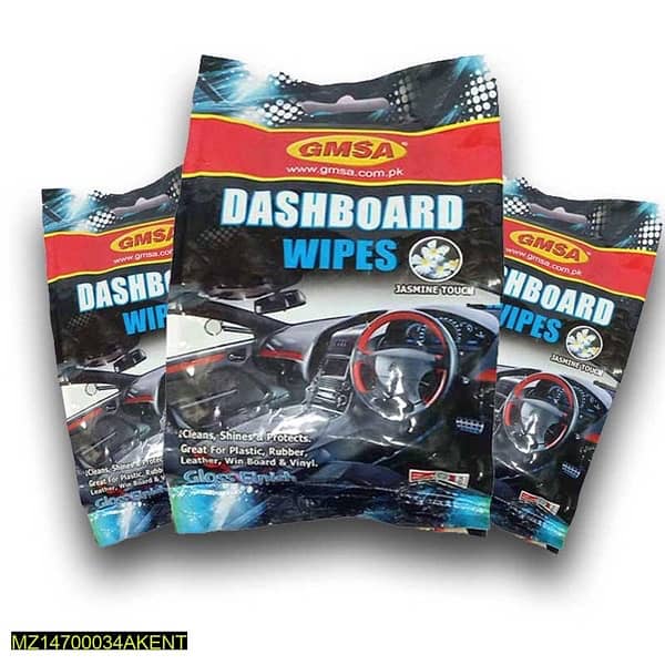 Pack of 10 dashboard cleaner wipes 1