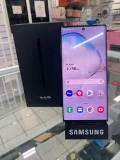 Samsung Note 10 plus/12/+256gb PTA approved 0340=3549=361 my WhatsApp