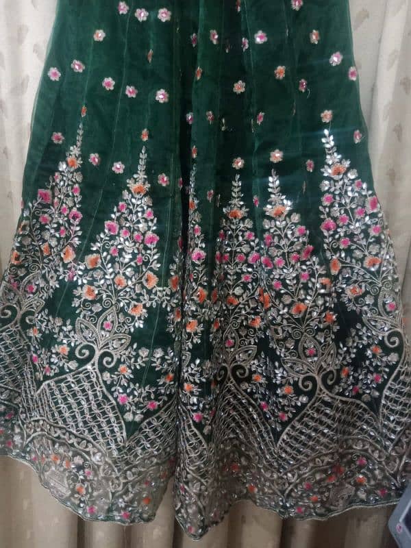 Green Lehnga 3