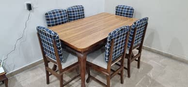 Dining table with chairs