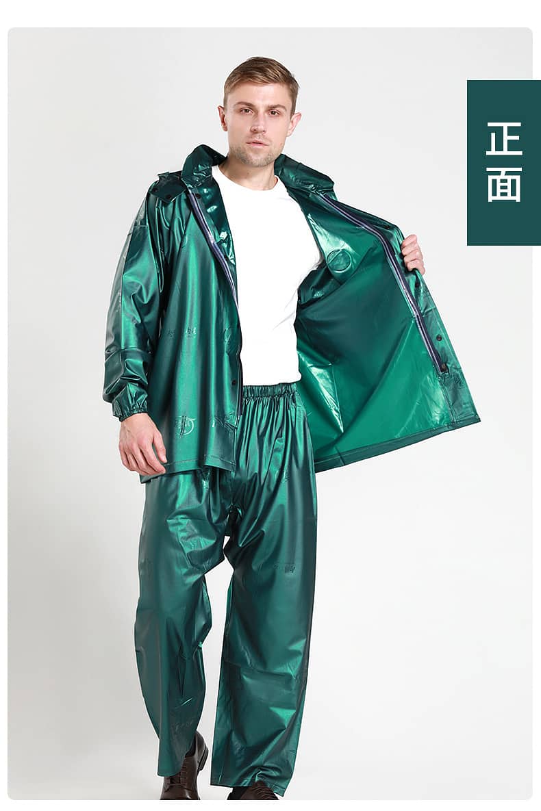 Rainsuit, Raincoat & PVC (912)Green - Durable, waterproof, and perfect 15