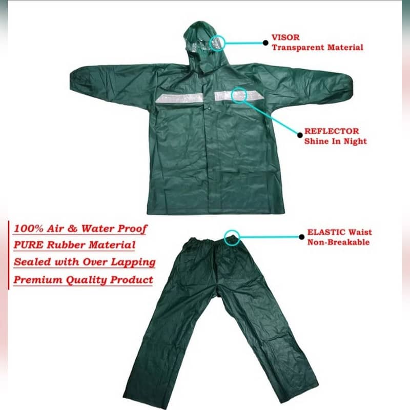 Rainsuit, Raincoat & PVC (912)Green - Durable, waterproof, and perfect 17