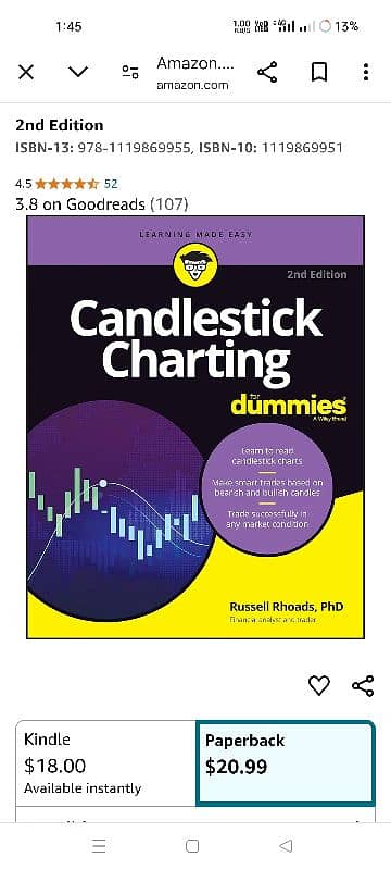 Candlestick Charting Book | Trading Book O3O9O98OOOO What's App 0