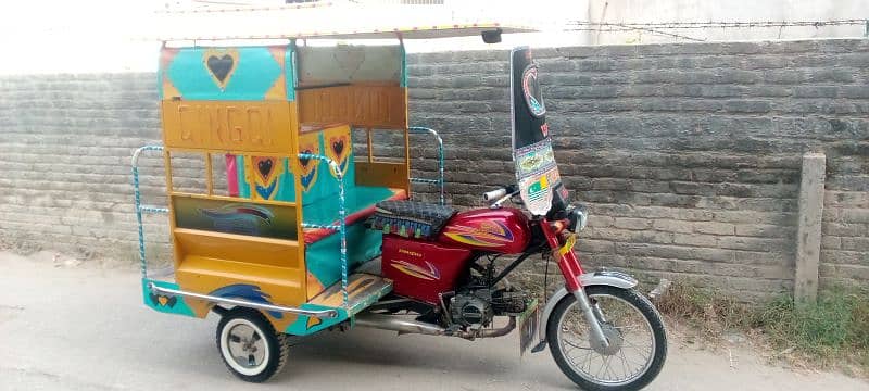 Qingqi rickshaw model 2017 jhelum number home used 3