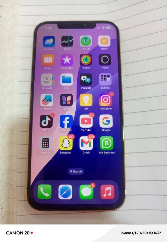 I Phone 12 Pro Max PTA Approved 128 gb 6