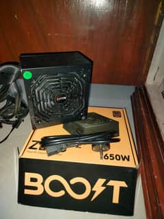 Boost Zeus Power Supply 650W 80 plus Bronze for sale