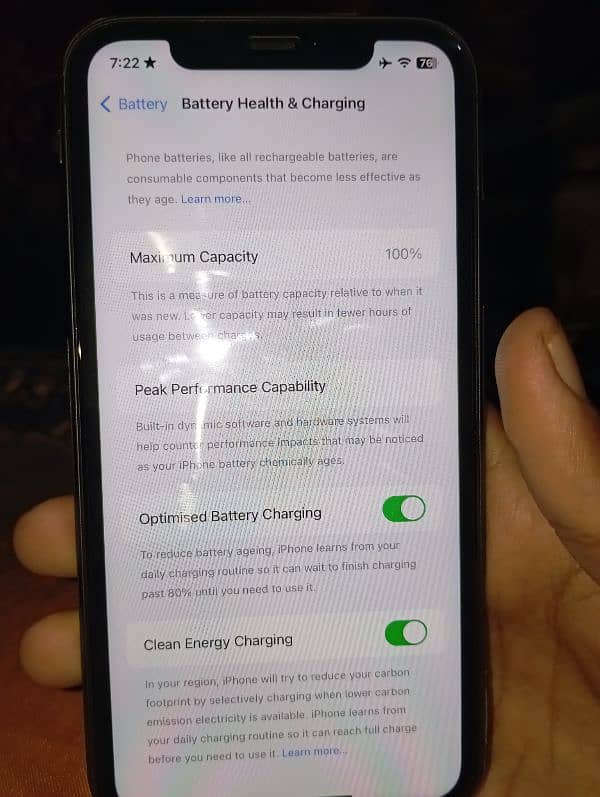 I phone 11 jv    20dinusewarrnd ha battery health 100% warranty may ha 3