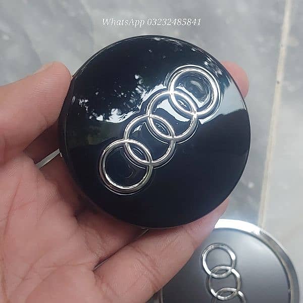 Audi Wheel Caps A4 A5 A6 Q5 Q7 E Tron GT S LINE monogram 2