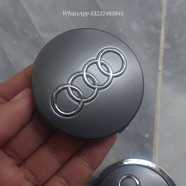 Audi Wheel Caps A4 A5 A6 Q5 Q7 E Tron GT S LINE monogram 4