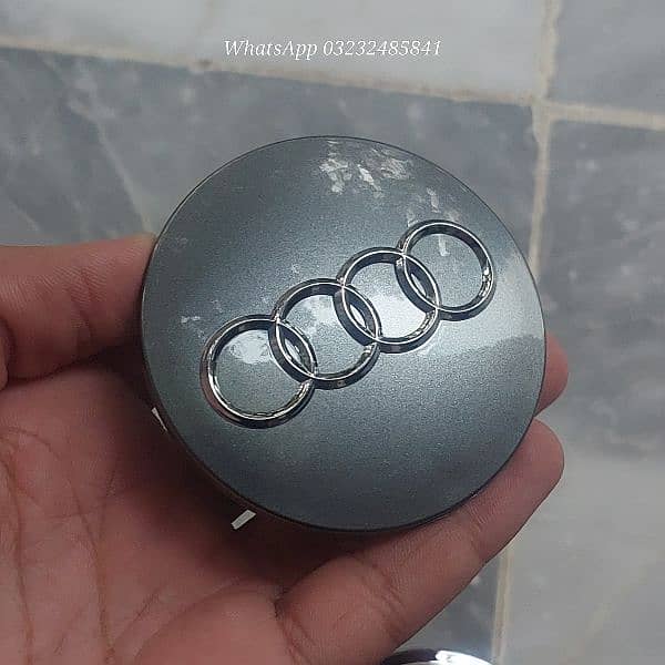 Audi Wheel Caps A4 A5 A6 Q5 Q7 E Tron GT S LINE monogram 6