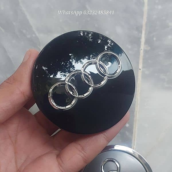 Audi Wheel Caps A4 A5 A6 Q5 Q7 E Tron GT S LINE monogram 8