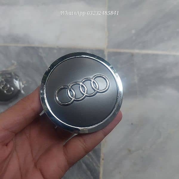 Audi Wheel Caps A4 A5 A6 Q5 Q7 E Tron GT S LINE monogram 10