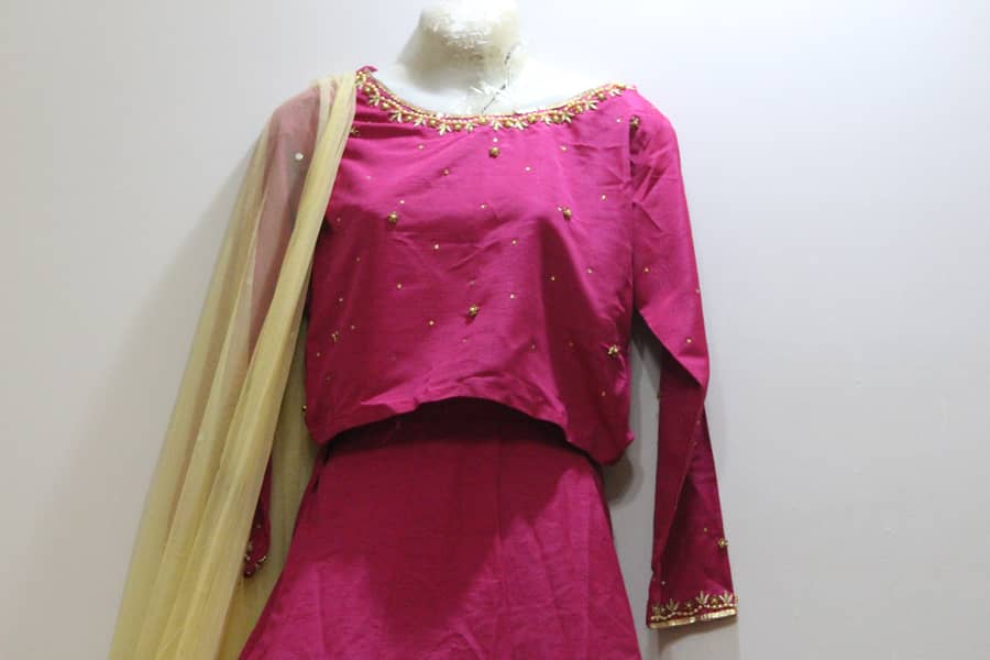 Pink lehenga choli 4