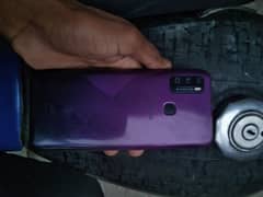 infinix hot 9 play original mobile box sat he 4/64