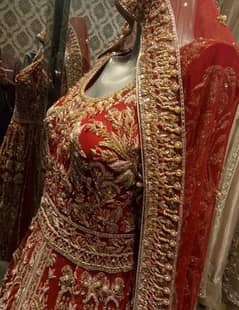 bridal dress  - lehnga - wedding dresses  -  dress for bridal  - red