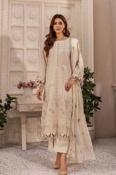 women Embroidered unstitched suit  dillevery all over  punjab