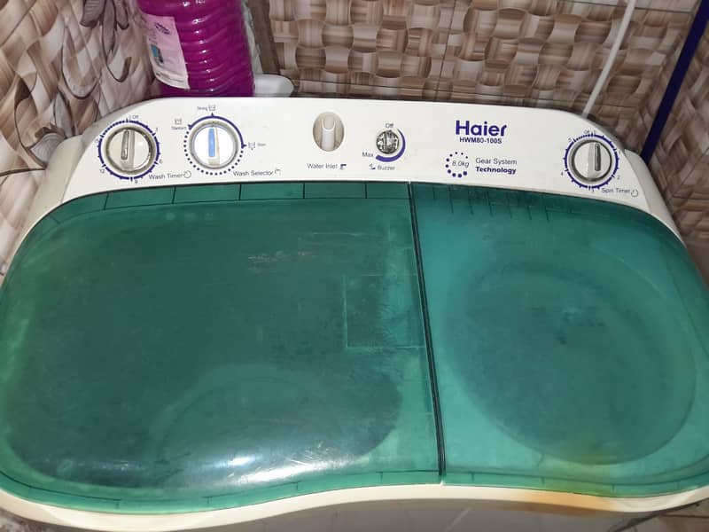 Haier Washing Machine Semi-Auto 8