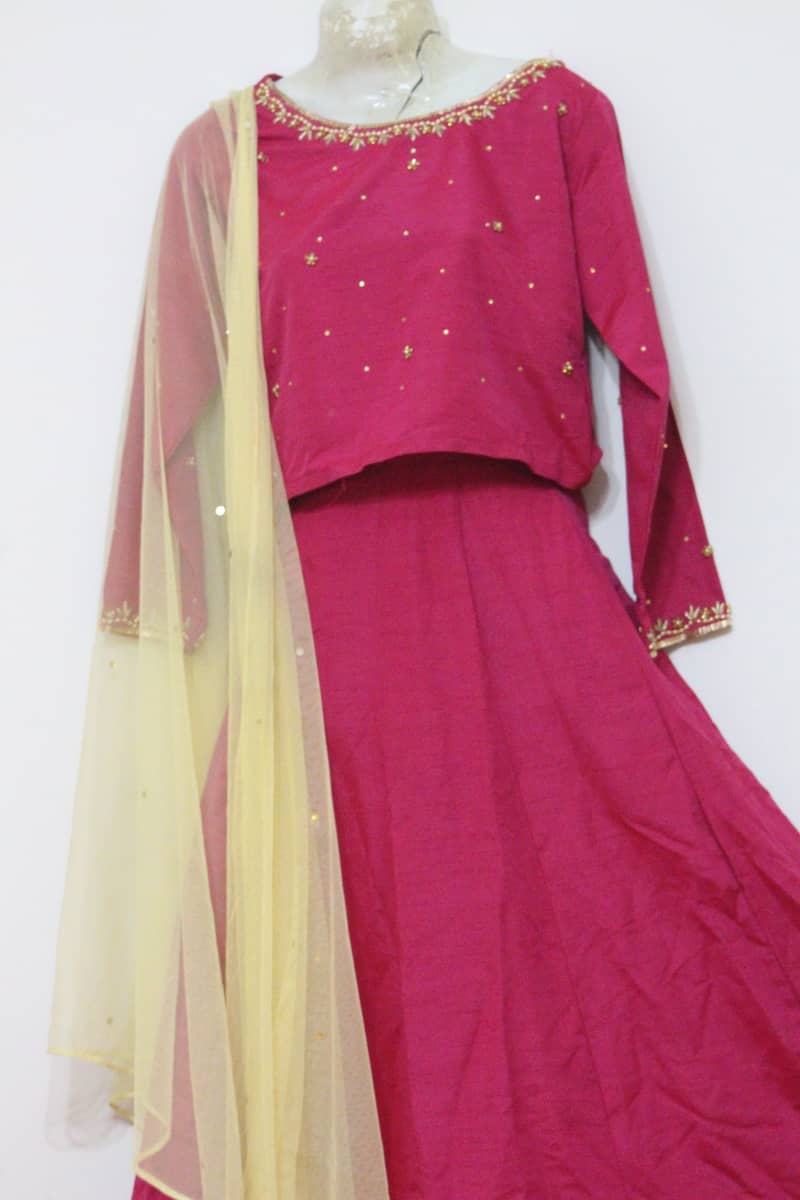 Pink lehenga choli 5