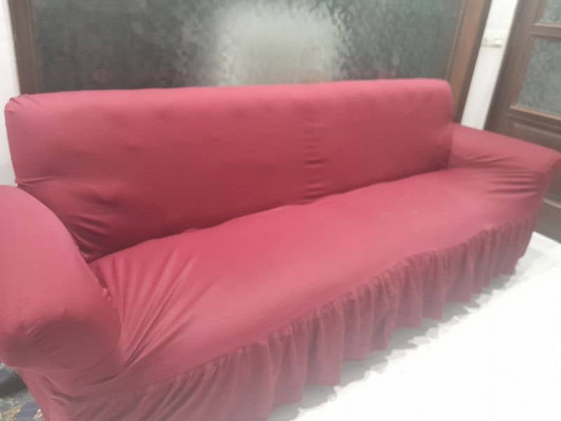 Keekar Wood Solid Sofa 1