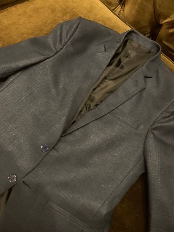 Darkish blue 3 piece pent coat 0