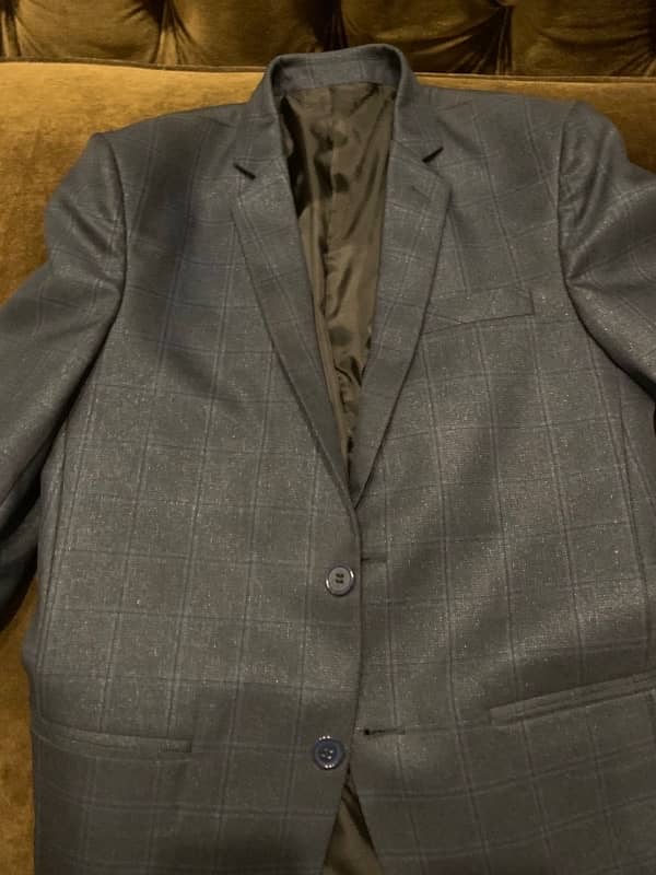 Darkish blue 3 piece pent coat 3