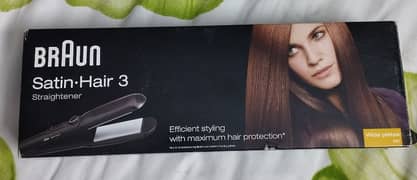 Braun hair straightener