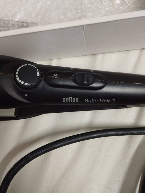 Braun hair straightener 2