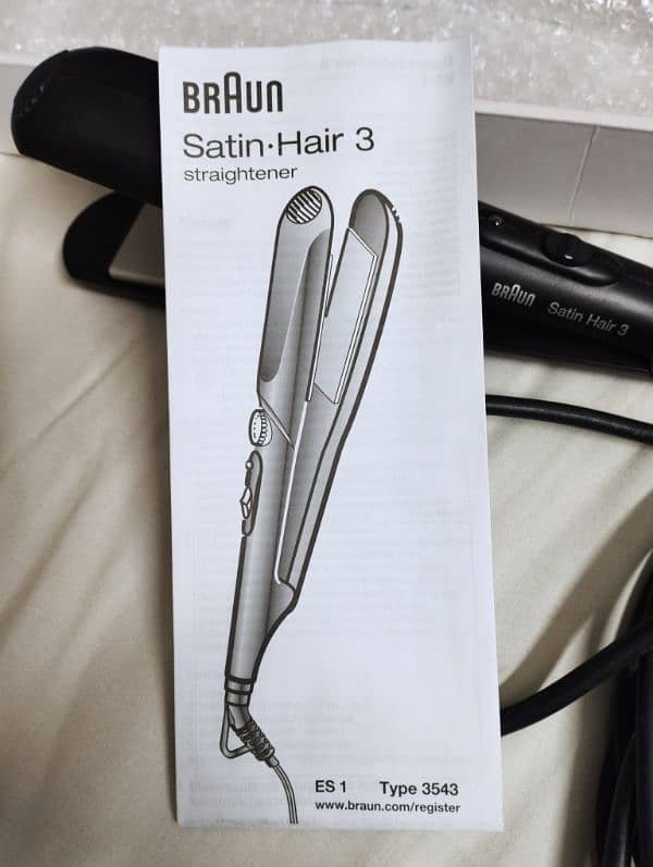 Braun hair straightener 3