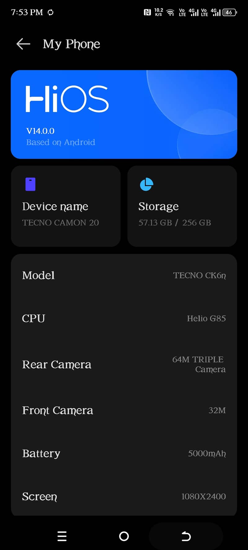 Tecno Camon 20 3