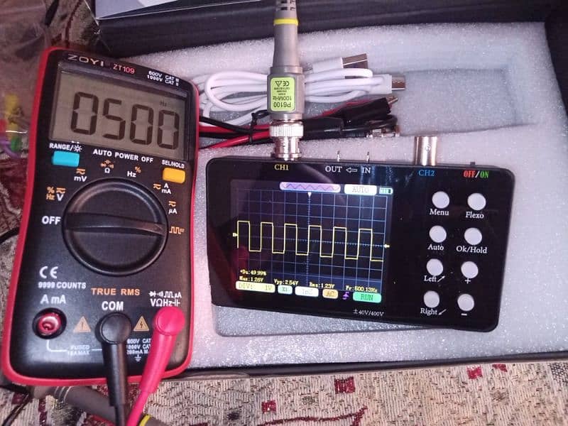 SCO 2 mini Handheld powerful Oscilloscope Dual Ch repairs, hobby tools 1