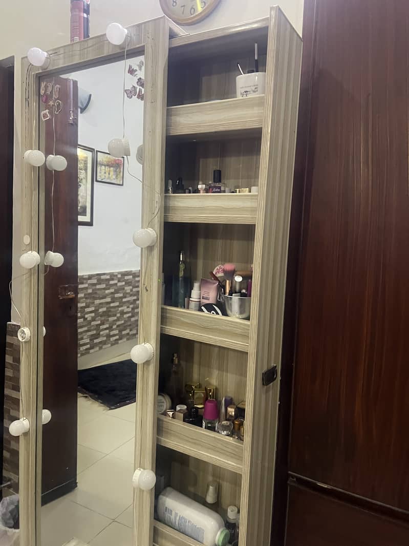 jewelry cabinet with mirror. . . Stylish and Functional Solution 0