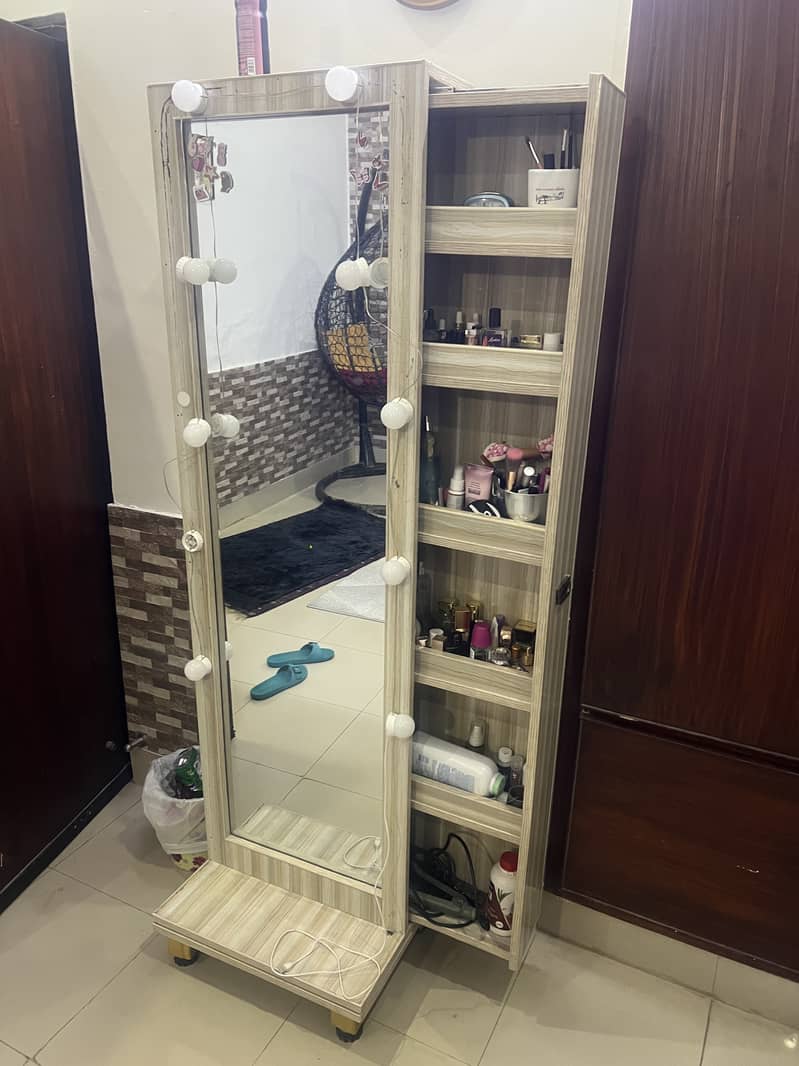 jewelry cabinet with mirror. . . Stylish and Functional Solution 11