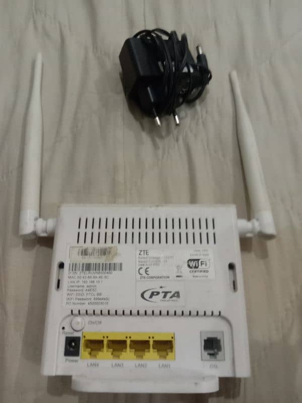 PTCL bb device modiam router 1