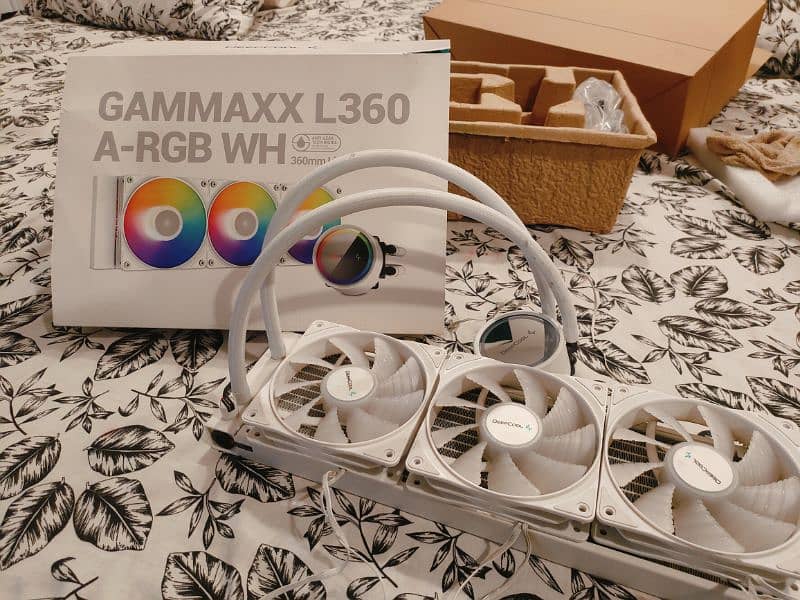 DeepCool Gammaxx L360 A-RGB CPU Liquid Cooler White 4