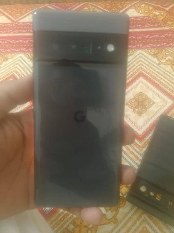 Google pixel 6pro 10/10 condition black coloure 0