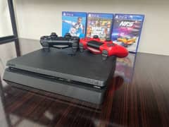 PS4 Slim 1Tb Non repaired With 2 Orignal Controllers 1 new And 1 used